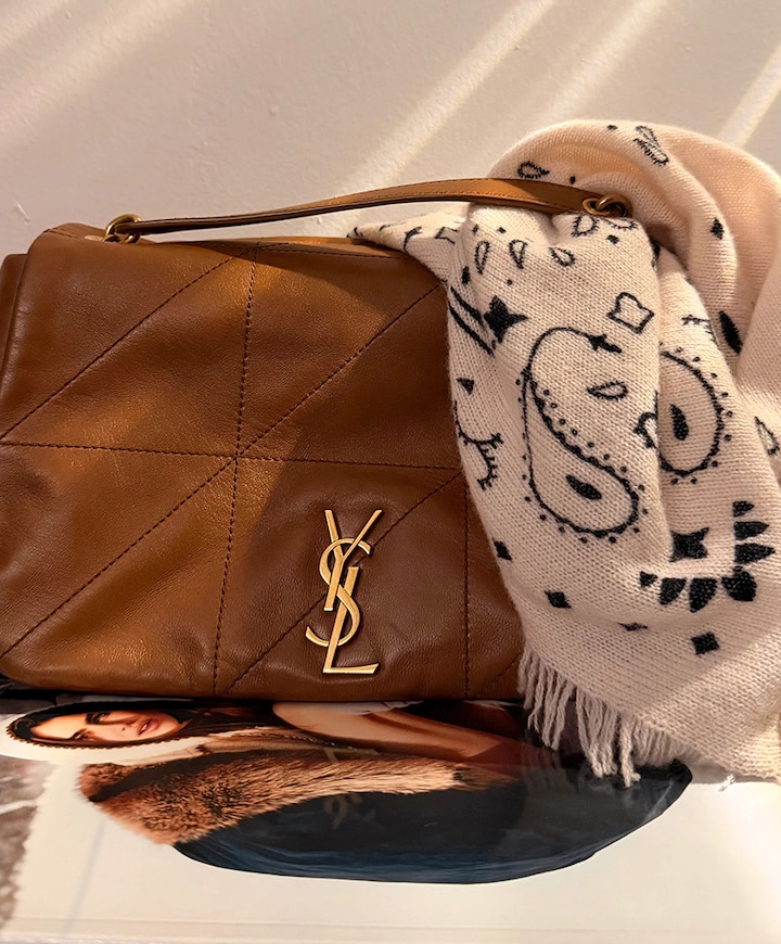 Dames sjaal beige