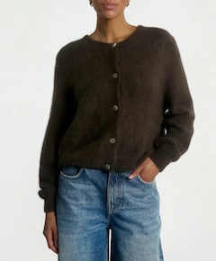 Dames vest bruin