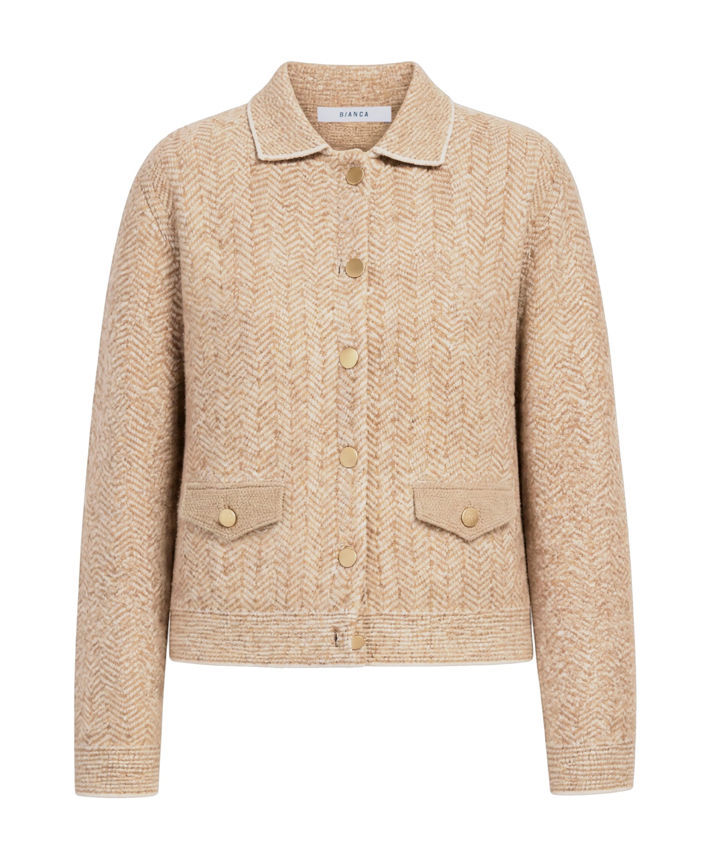 Dames vest beige