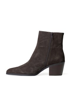 Carmen dames enkellaarzen bruin