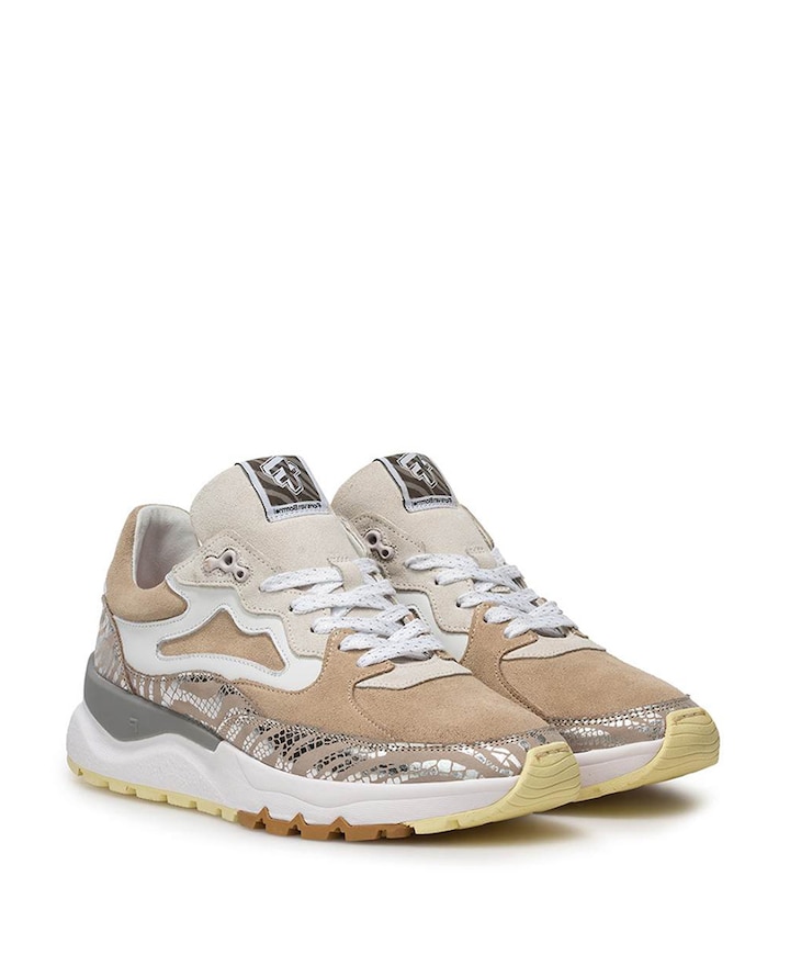 dames sneakers beige