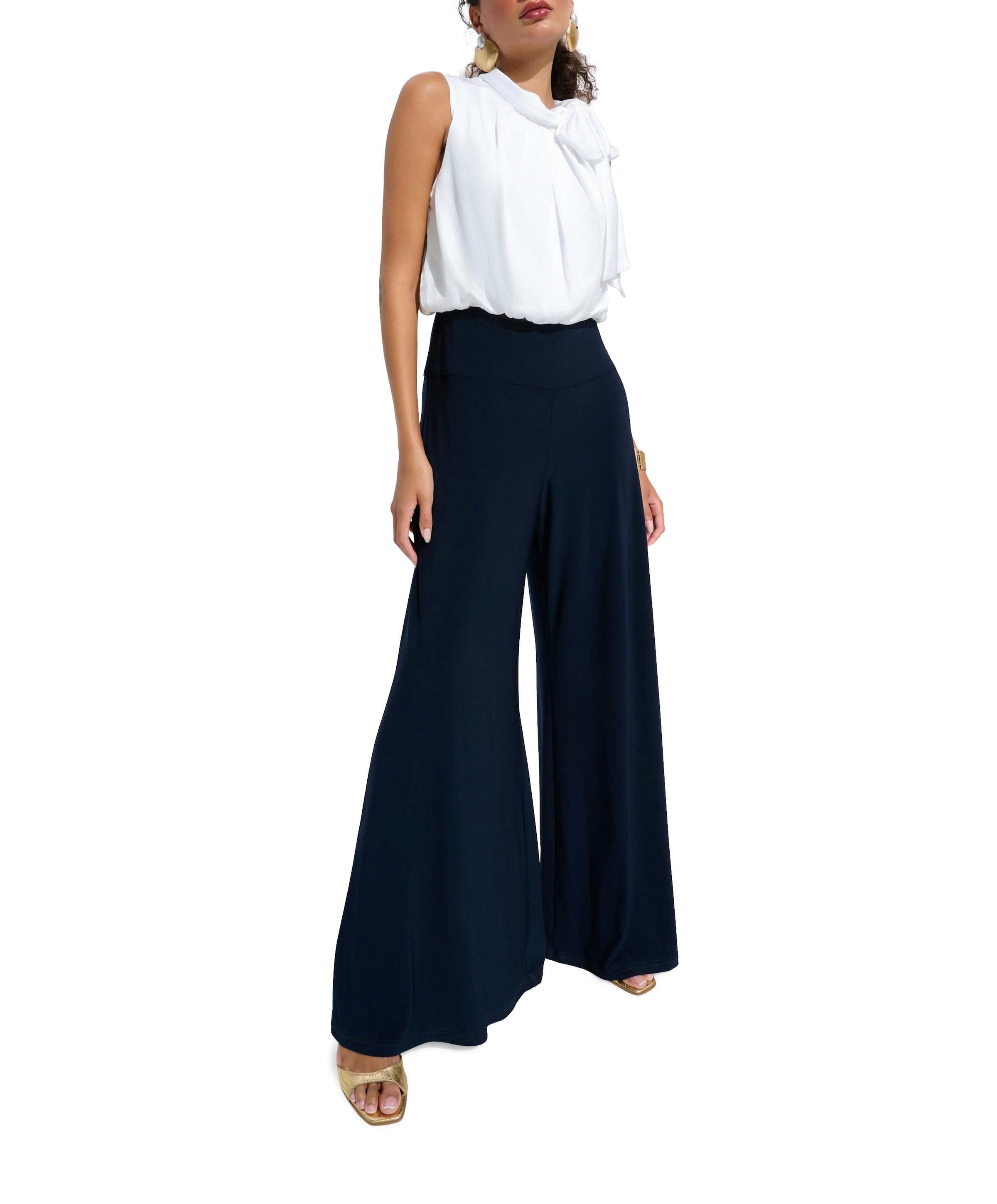 dames jumpsuit blauw