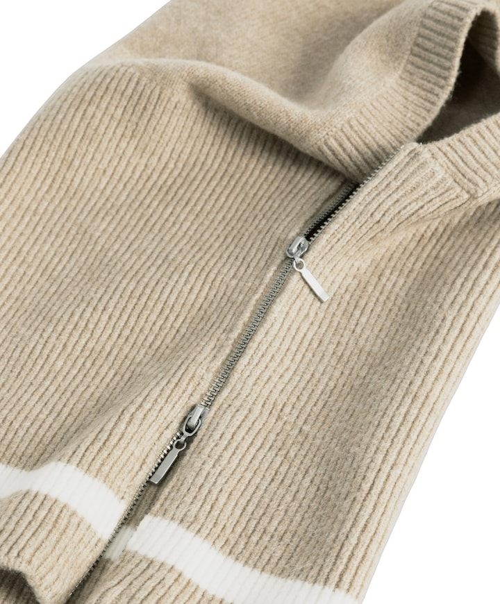 Dames balaclava beige