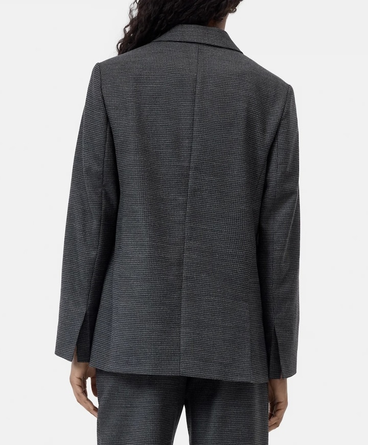 Dames blazer grijs