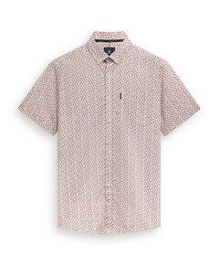 Heren overhemd korte mouw roze