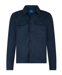 Heren overshirt blauw
