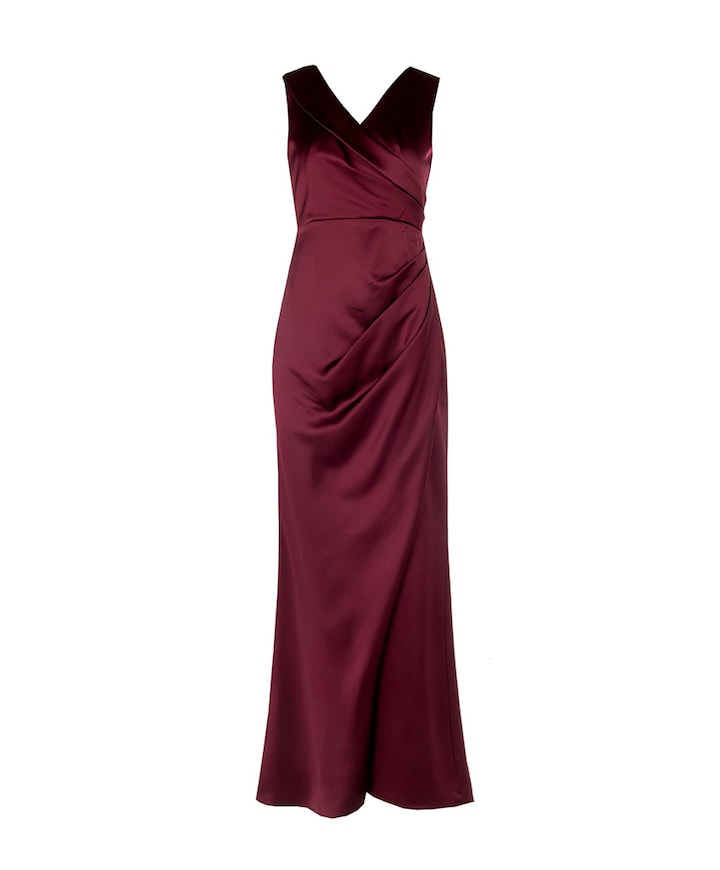 Dames jurk bordeaux