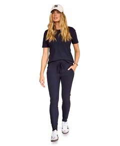 Downstairs bonded trousers blauw