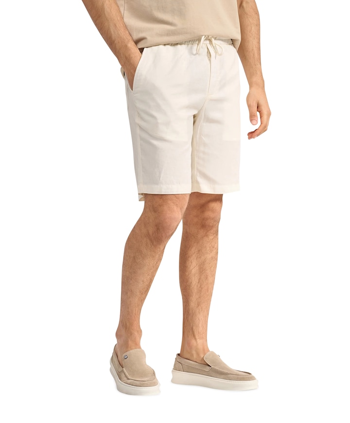 Blue Industry heren korte broek ecru