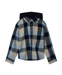 Overhemd lange mouw blauw