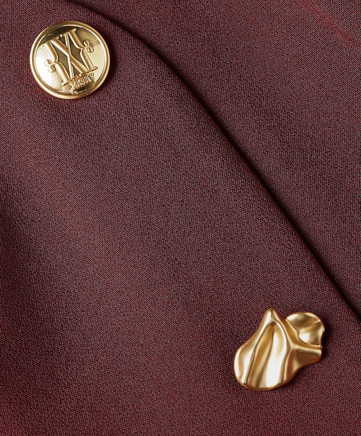 Dames jurk bordeaux