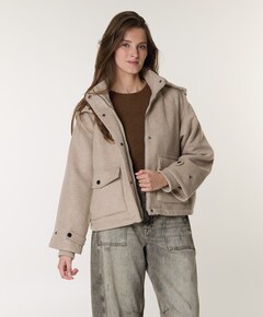 Dames jas beige