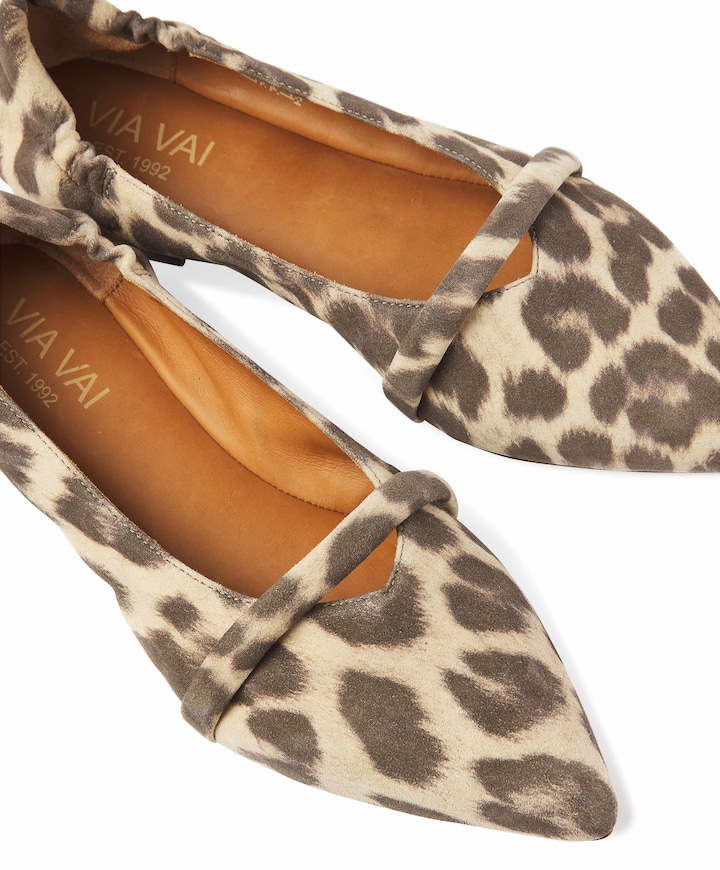 Lola Rose dames ballerina's bruin