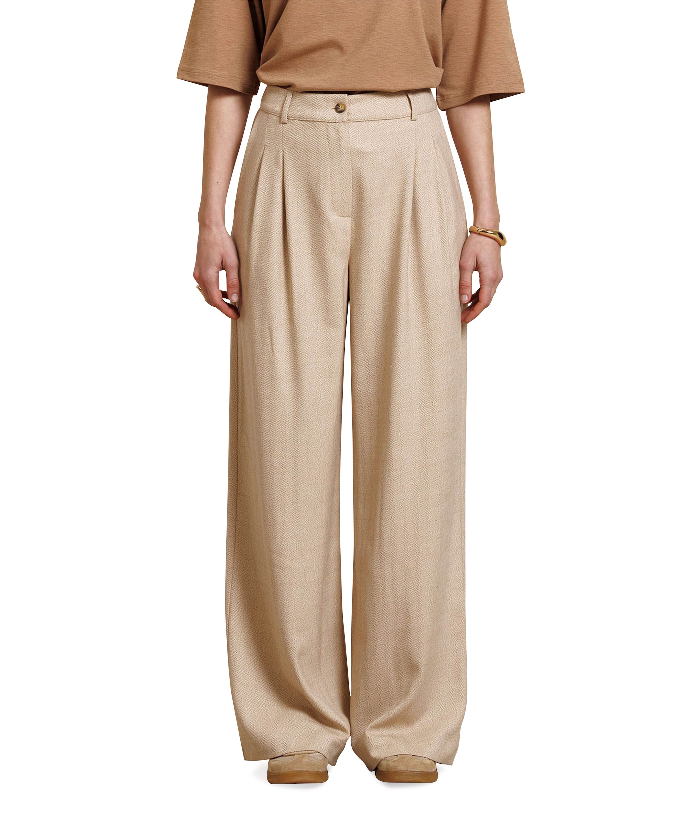 Silvie dames broek beige