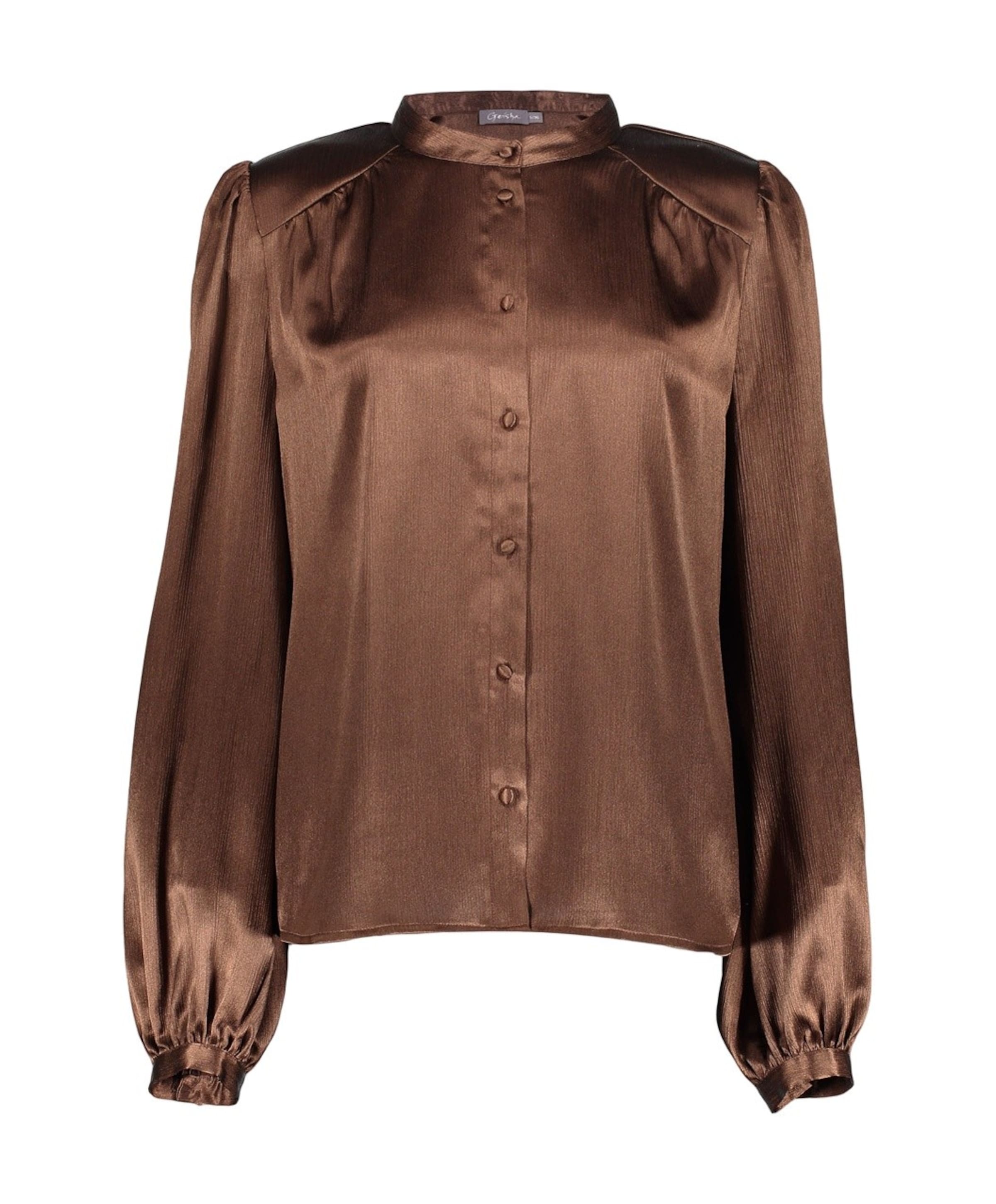 Dames blouse bruin