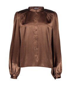 Dames blouse bruin