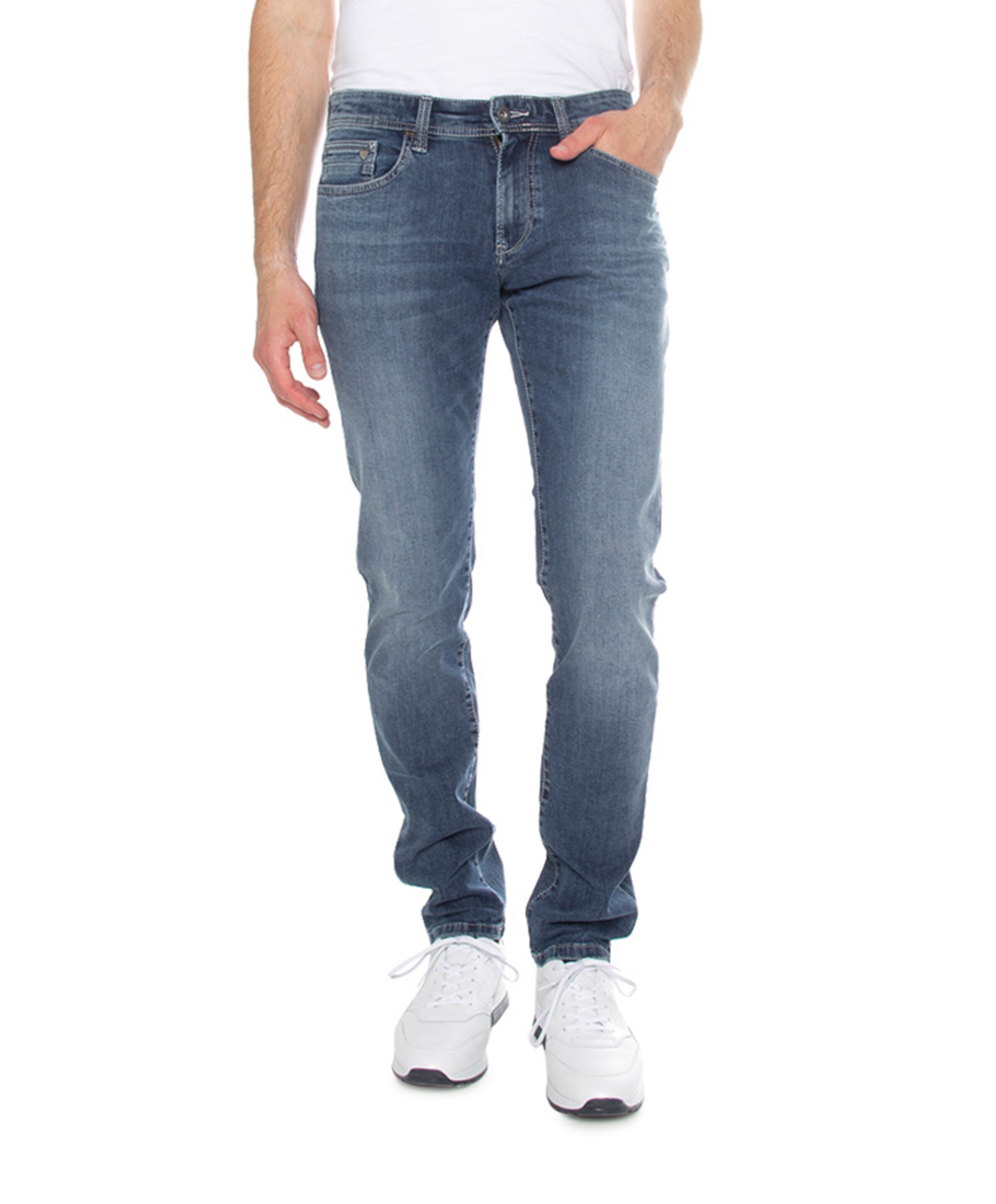 5-POCKET MADISON heren jeans blauw