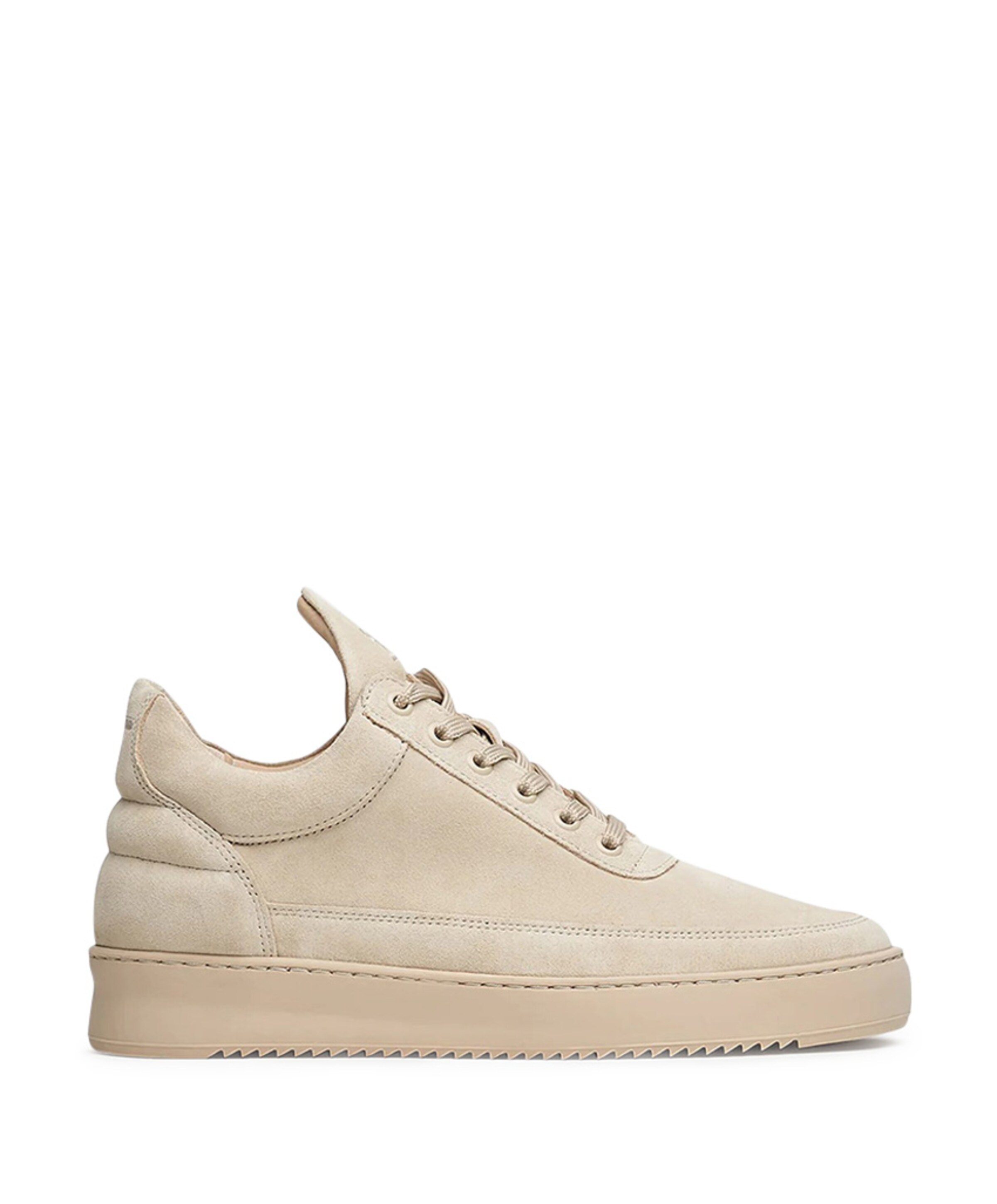 Low Top Suede Organic heren sneakers beige