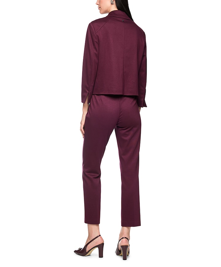 Dames jas bordeaux