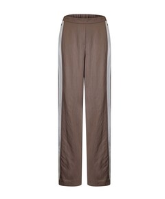 Pant contrast dames broek beige