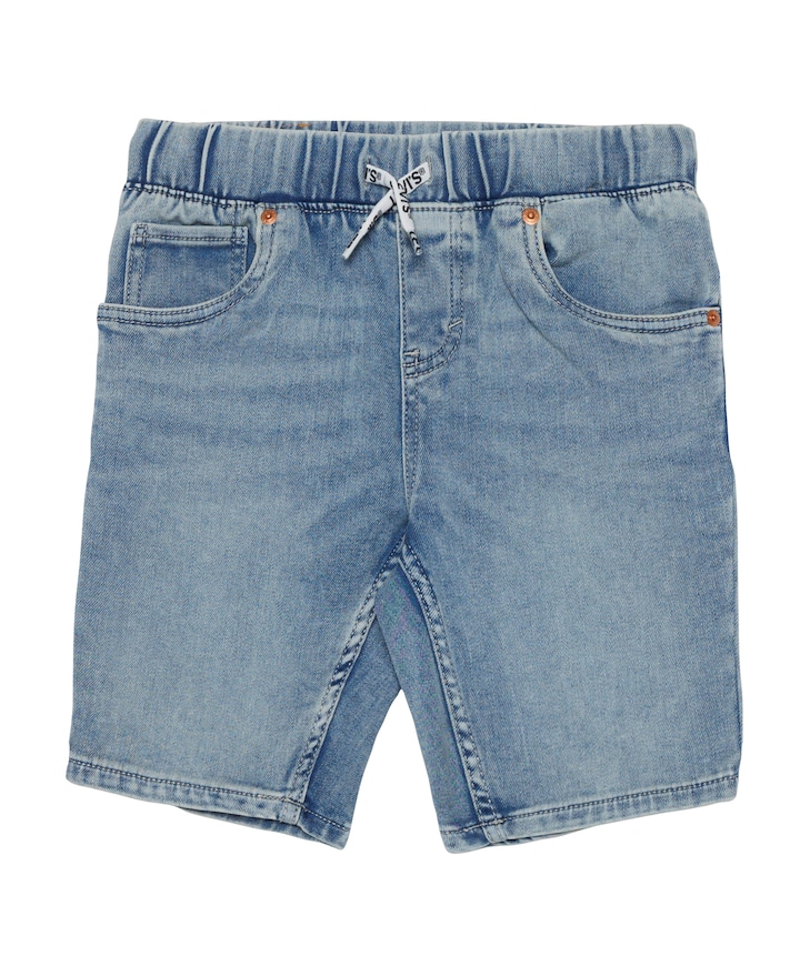 Skinny dobby short jongens korte broek blauw