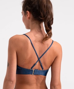 Dames bikinitop blauw