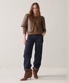 Dames blouse bruin