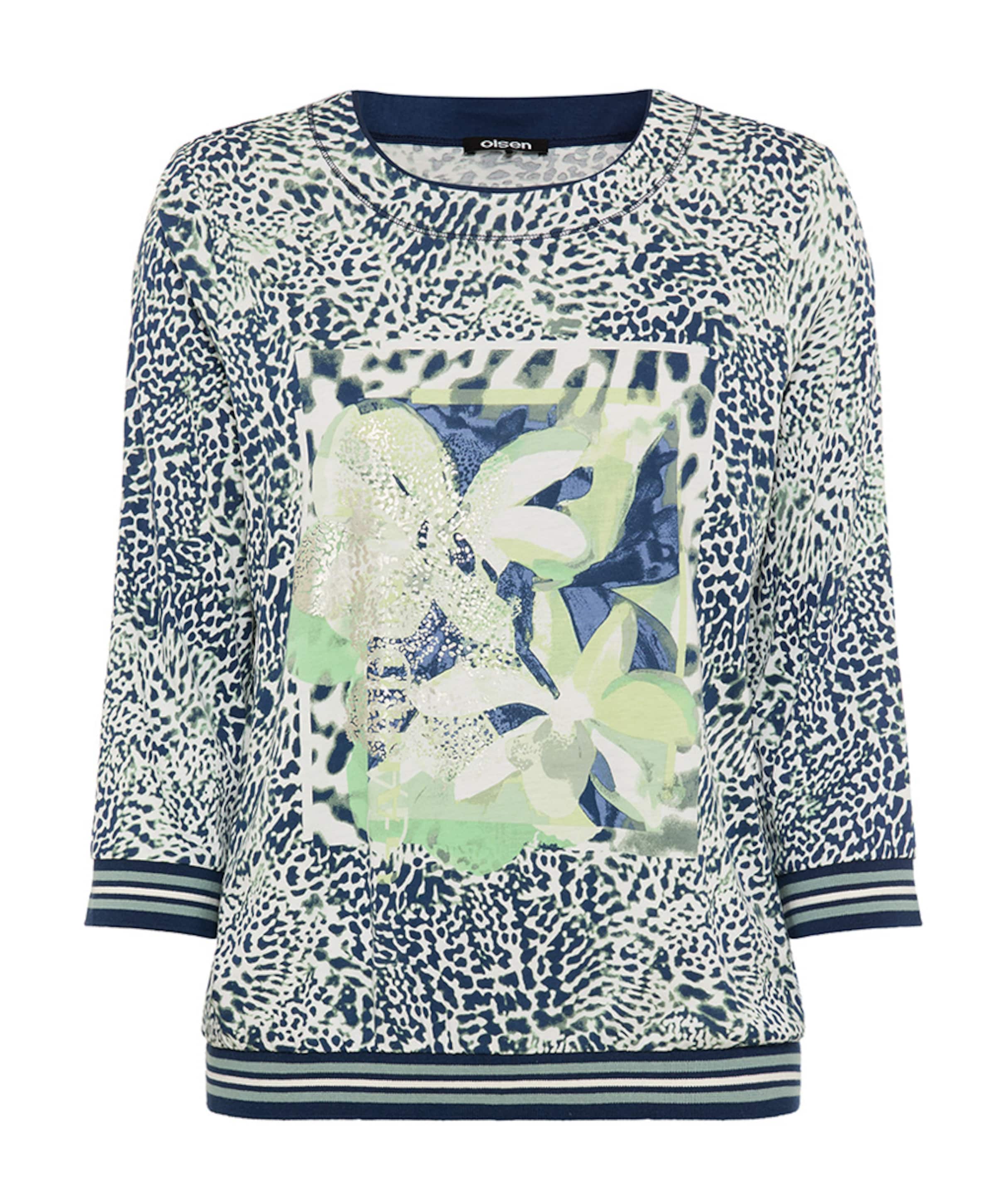 Dames longsleeve blauw