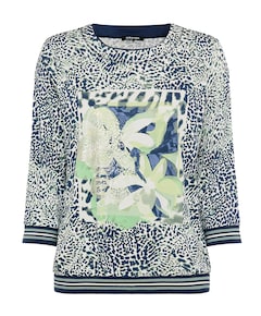 Dames longsleeve blauw