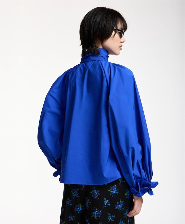 Dames blouse blauw