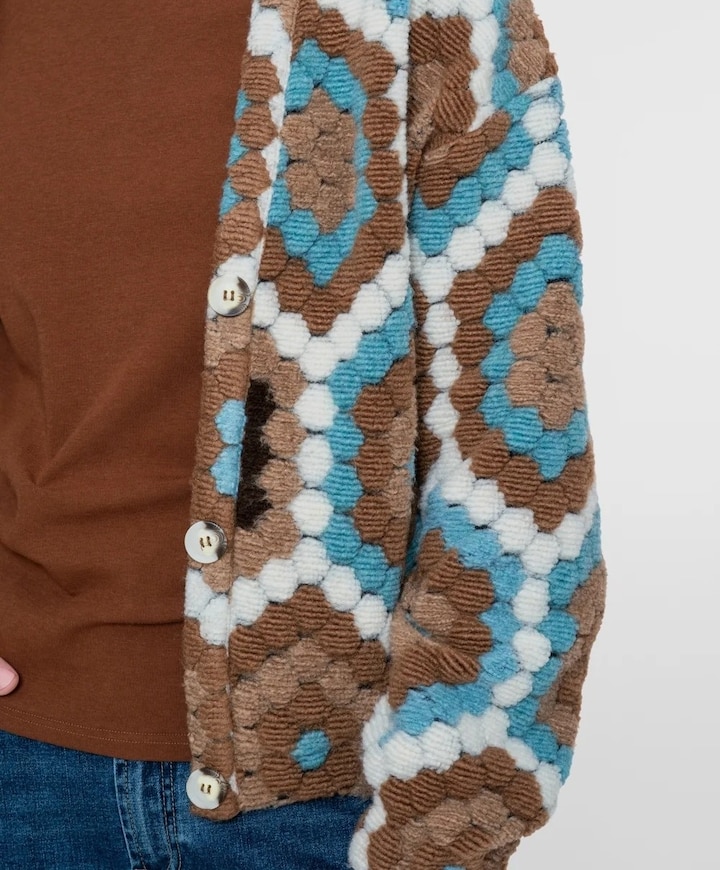 Dames vest multicolor