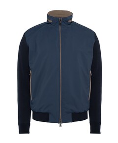 Heren vest blauw