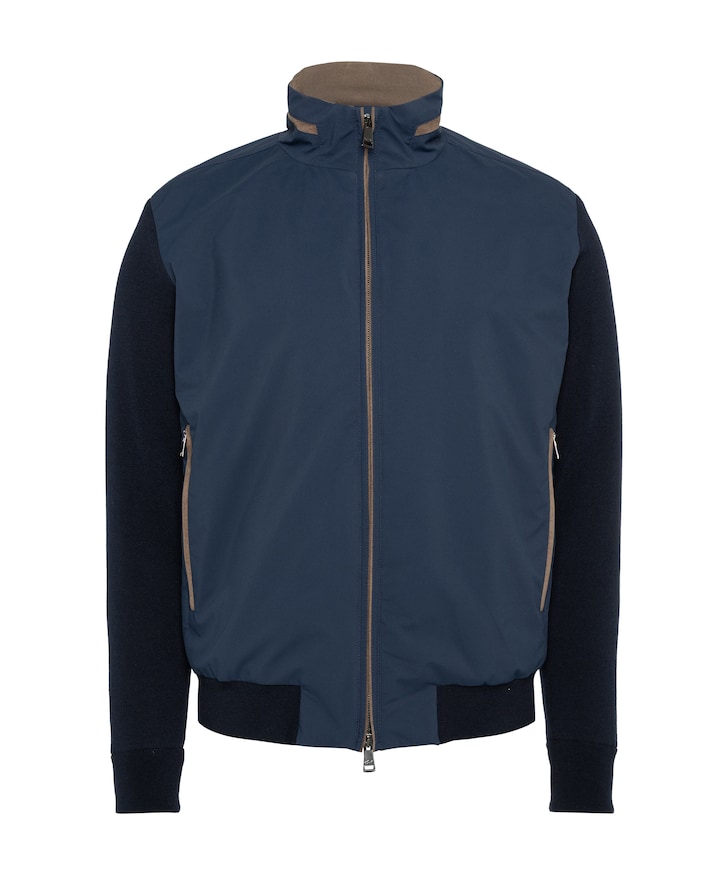 Heren vest blauw