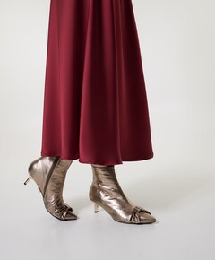 dames enkellaarzen goud