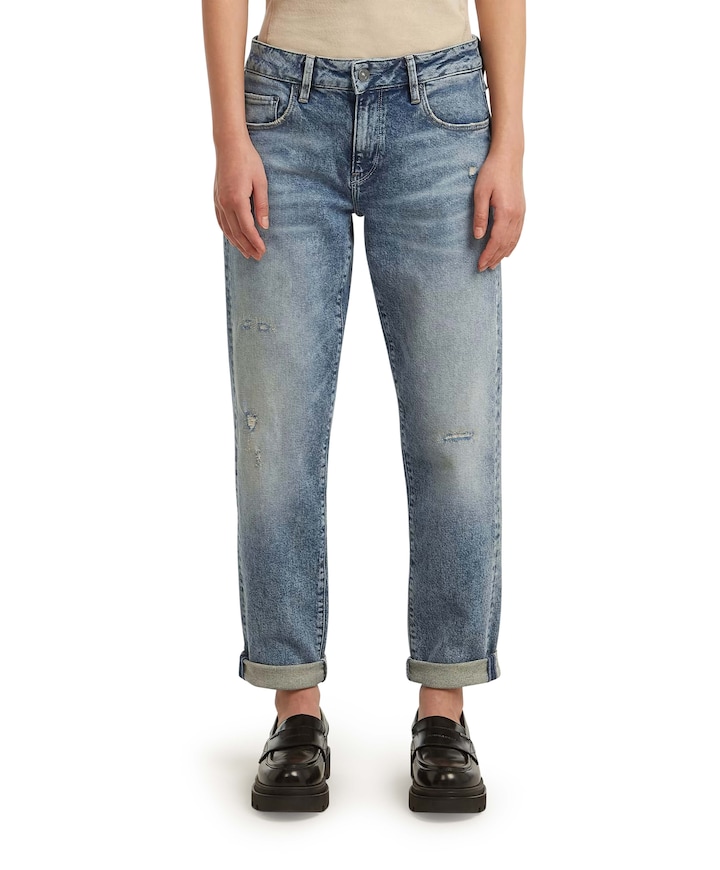 Kate Boyfriend Cinch Wmn dames jeans blauw