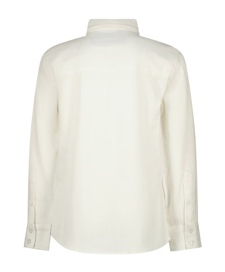 Jongens overhemd lange mouw wit