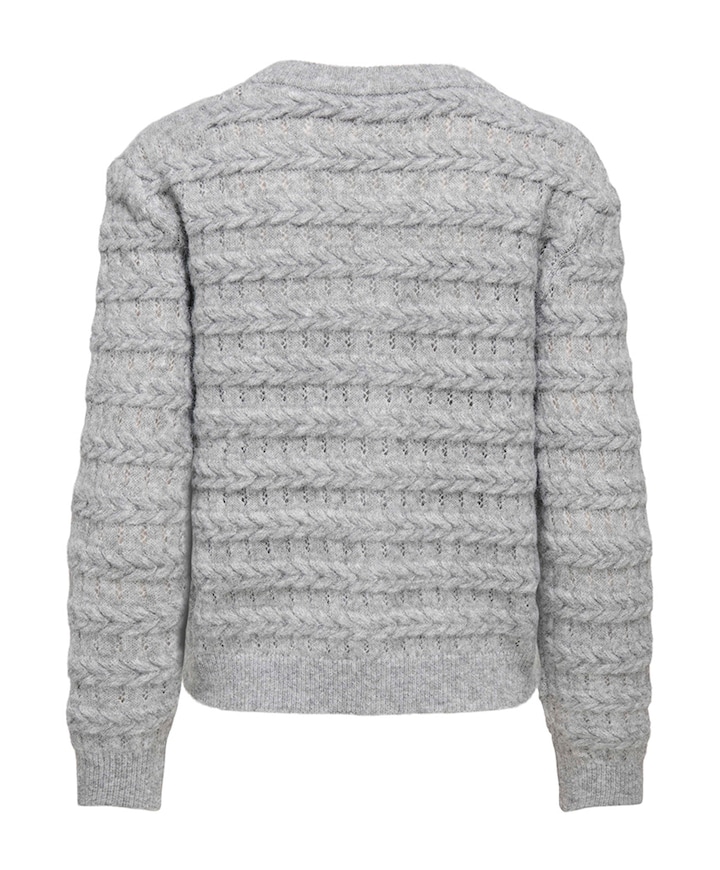 Dames vest grijs