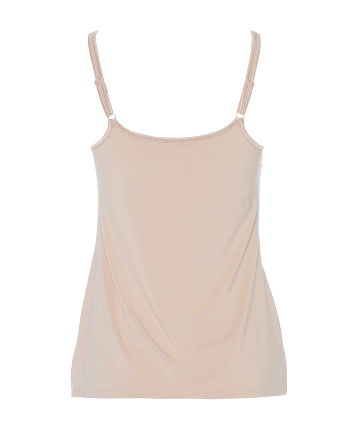 Dames hemd beige