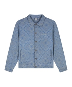 Heren overshirt blauw