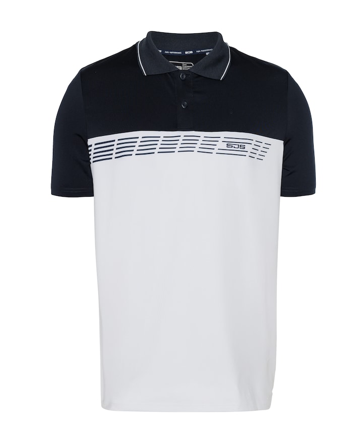 Heren polo blauw
