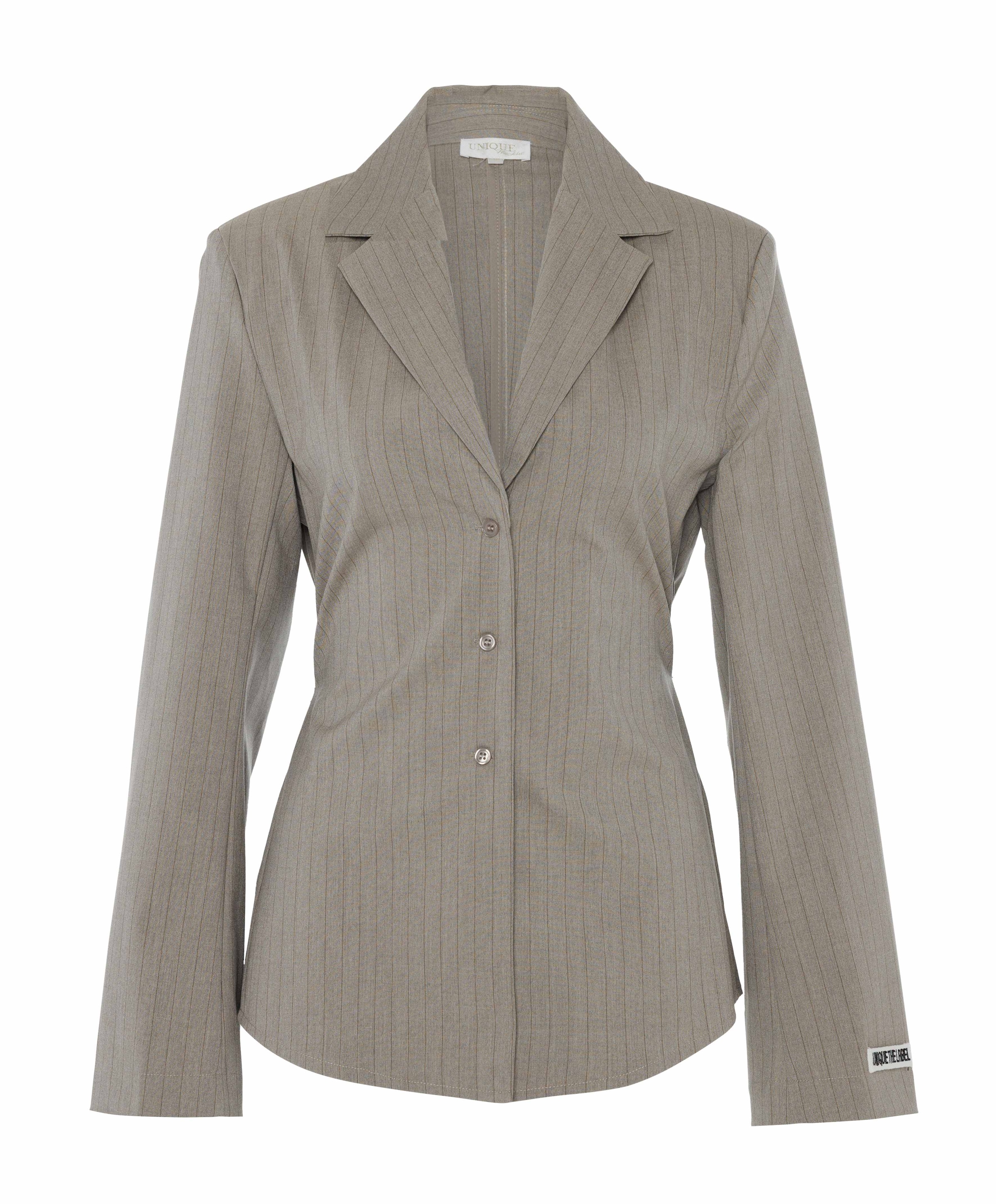 Dames blouse beige