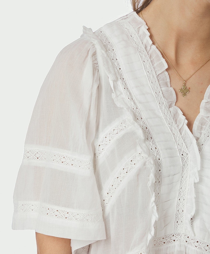 Dames blouse wit