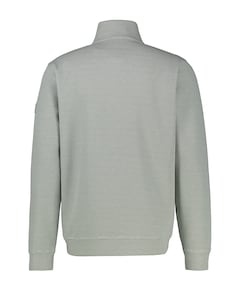 Heren trui met rits grijs