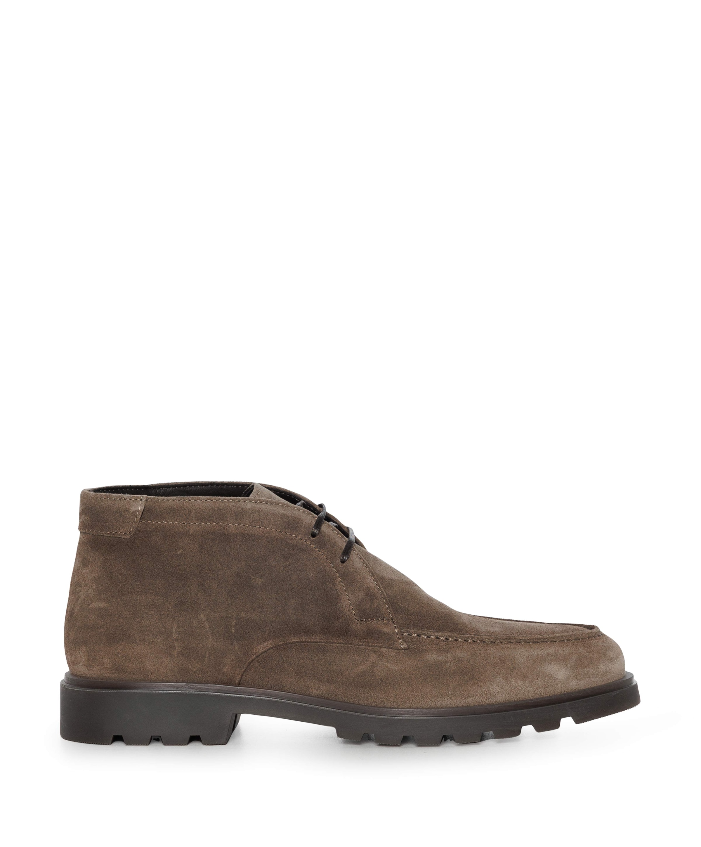 heren veterboots beige