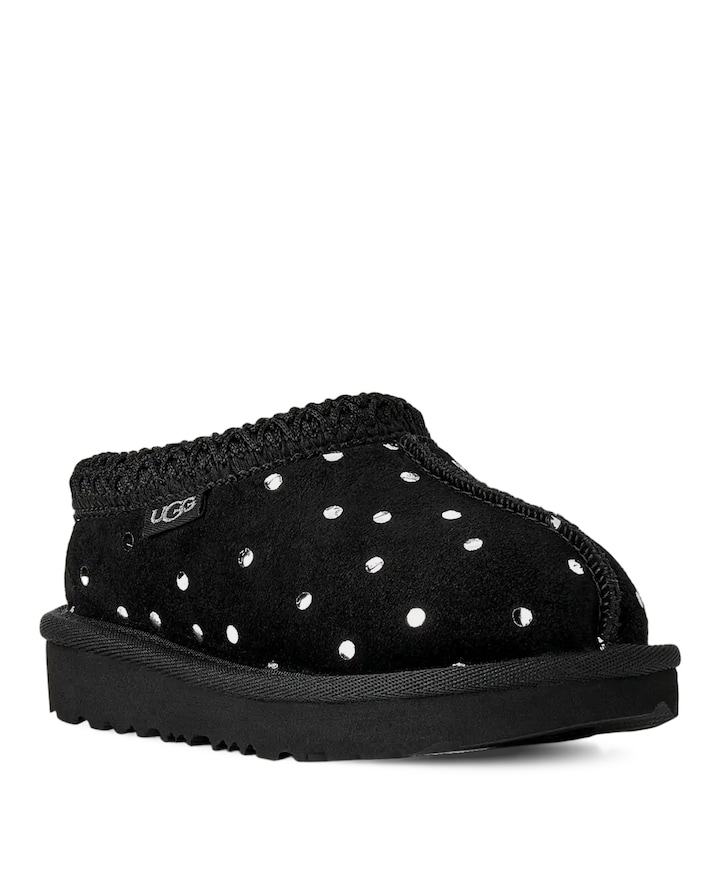 T TASMAN II SHINY DOTS meisjes enkellaarzen zwart