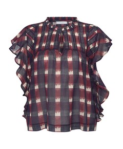 Dames blouse bordeaux