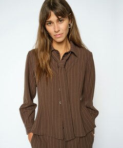 Dames blouse bruin