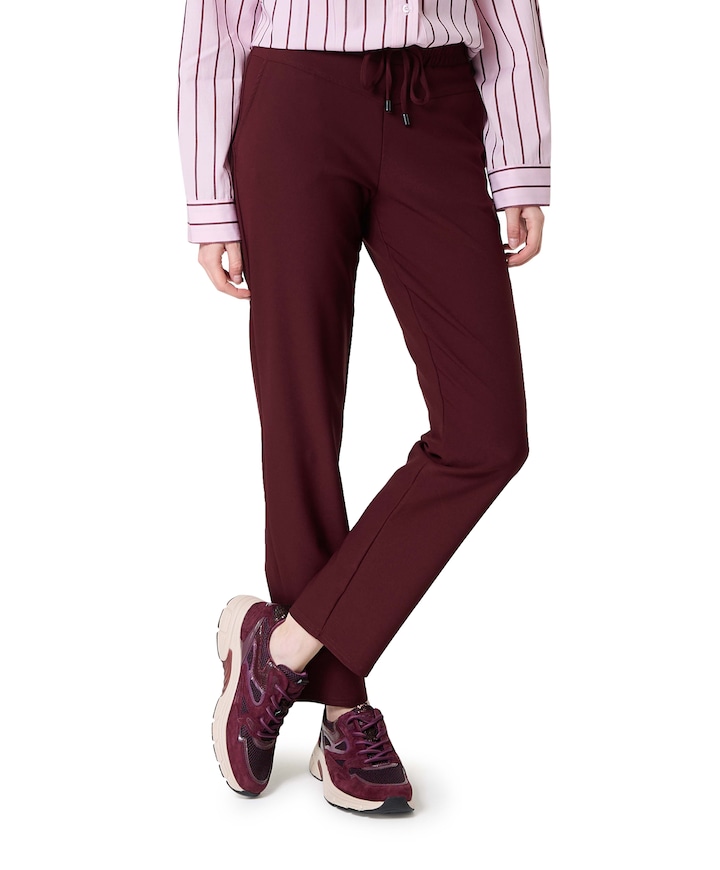 PENNY HEAVY TRAVEL dames broek bordeaux