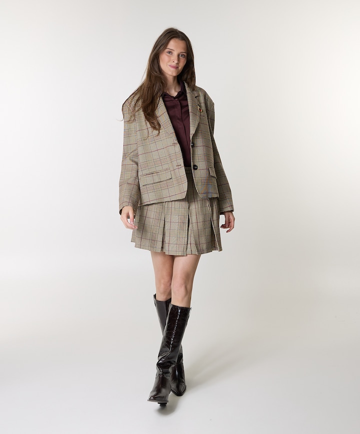Dames rok beige