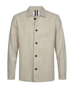 Heren overshirt beige